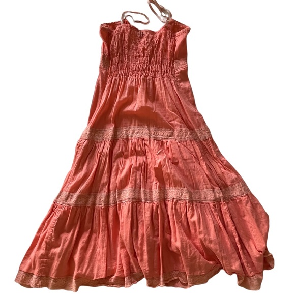 Salmon Summer Beach Dress Medium by American Flirt - Picture 2 of 2